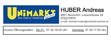 Logo Unimarkt - Partner
Andreas Huber