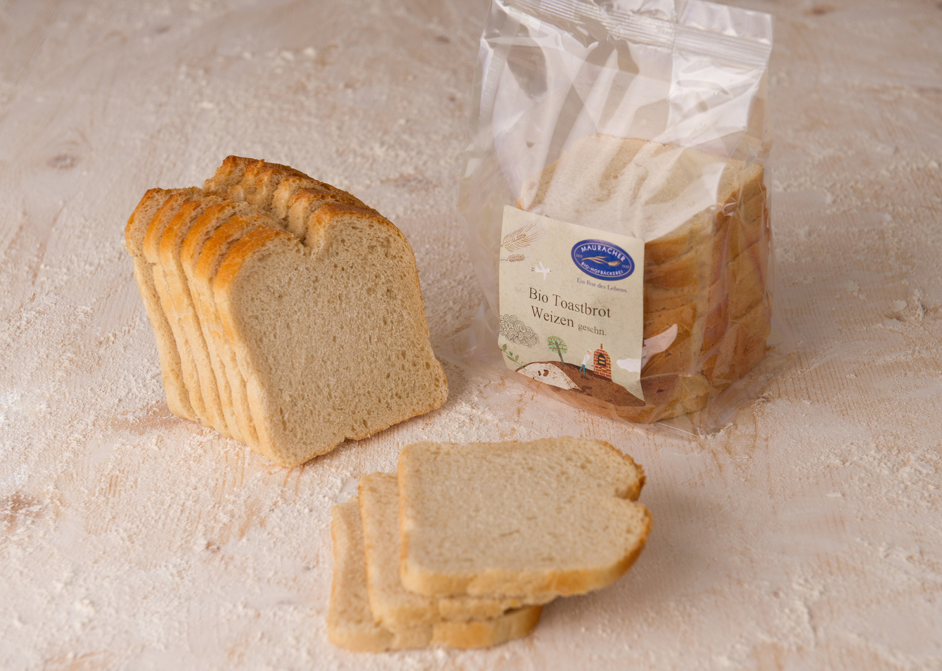 Produktbild Toastbrot Weizen geschnitten 220g